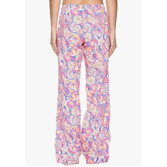 Lilly Pulitzer Pajama Pant, Multi Shell of a Time, XS - Picture 7 of 9